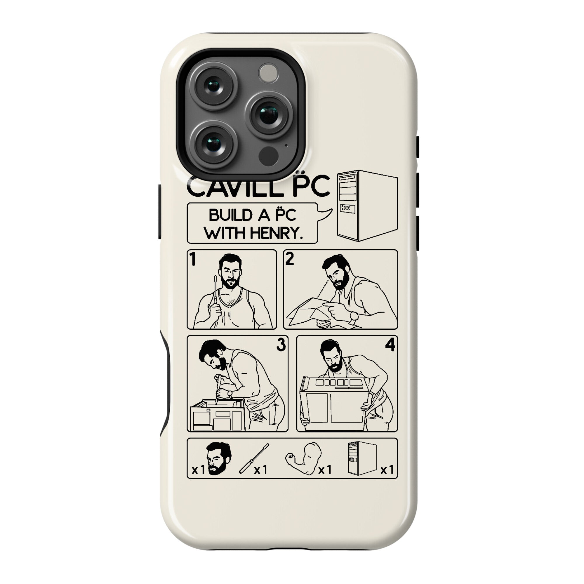 Cavill PC Parody Phone Case